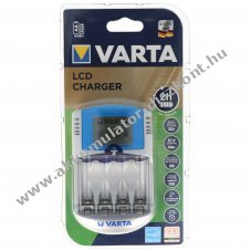 Varta 57070 LCD t�lt� 2/4x AA Mignon ceruza �s AAA (Micro) 12V aut� 100-240V USB