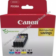 Eredeti Canon tintapatron multipack CLI-581BK/581C/581M/581Y nyomtat�