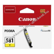 Eredeti Canon tintapatron CLI-581Y 5,6ml s�rga nyomtat�