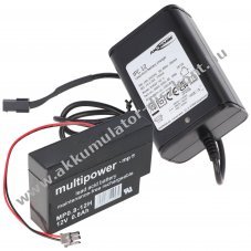 Helyettes�t� Akkumul�tor Multipower MP0.8-12H Heim und Haus 12V 800mAh t�lt�vel �lom Akkumul�tor
