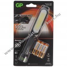 GP C34 zsebl�mpa 350lm el�ls� 550lm oldal 3x AA Mignon ceruza 1,5V elemmel IPX4