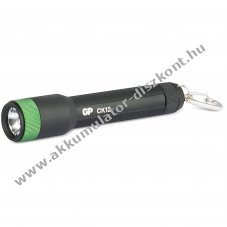 GP CK12 zsebl�mpa 20lumen 1x AAA 1,5V elemmel egy�tt fekete