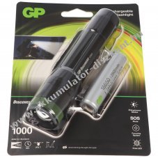 GP Batteries CR42 zsebl�mpa 1000lumen 18650 3,7V Akkumul�tor tartoz�kkal Li-Ion