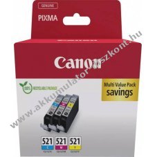 Eredeti Canon tintapatron multipack CLI-521C/521M/521Y nyomtat�
