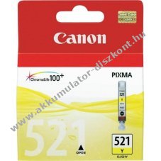 Eredeti Canon CLI-521Y tintapatron 9ml s�rga nyomtat�