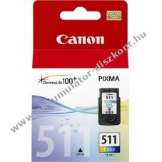 Eredeti Canon CL-511 tintapatron 9ml sz�nes nyomtat�