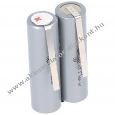Helyettes�t� Akkumul�tor hajv�g� Mignon ceruza AA 2,4V 2000mAh NiMH