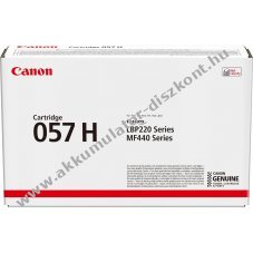Eredeti Canon l�zertoner 057H fekete 10000 oldal nyomtat�