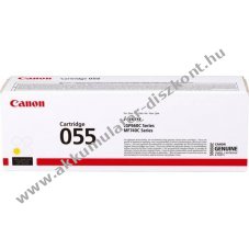 Eredeti Canon l�zertoner 055 s�rga 2100 oldal nyomtat�