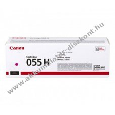 Eredeti Canon l�zertoner 055H magenta 5900 oldal nyomtat�