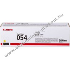 Eredeti Canon l�zertoner 054 s�rga 1200 oldal nyomtat�