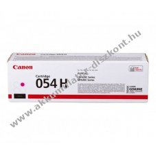 Eredeti Canon l�zertoner 054H magenta 2300 oldal nyomtat�