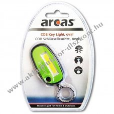 Arcas COB kulcsl�mpa 30lm 2db CR2032 tartoz�kkal sz�nes m�anyag h�z