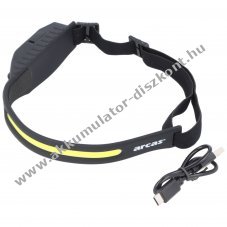 5W LED fejl�mpa szenzorral �jrat�lthet� Akkumul�torval