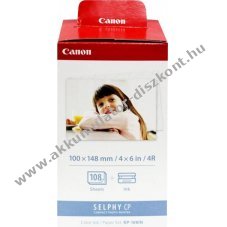 Eredeti Canon KP-108IN sz�nes tintapatron Value-Pack 3x36 fot�pap�r 10x14,8cm nyomtat�