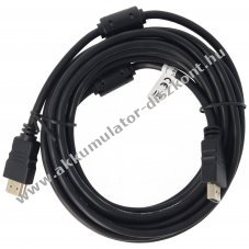 High Speed HDMI k�bel A-A 5,0m Ethernet 4096x2160 ARC HDCP aranyozott csatlakoz�