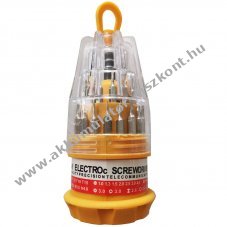 31 darabos szersz�mk�szlet, amely a legt�bb okostelefon, mobiltelefon, t�blag�p