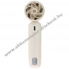Verbatim CoolnGo AirJet k�zi ventil�tor feh�r/ez�st USB-A USB-C t�lt�k�bellel