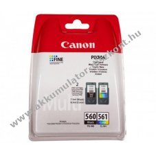Eredeti Canon nyomtat�patron PG-560/CL-561 fekete/sz�nes kombipack