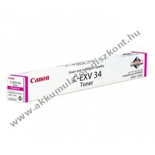 Eredeti Canon l�zertoner C-EXV 34 magenta 19000 oldal nyomtat�