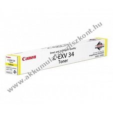 Eredeti Canon l�zertoner C-EXV 34 s�rga 19000 oldal nyomtat�