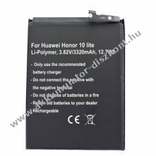 Helyettes�t� Akkumul�tor Huawei Honor 10 lite Li-Polymer 3,82V 3320mAh 12,7Wh be�p�tett szersz�m n�lk�l
