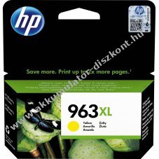 Eredeti HP tintapatron NR.963XL/3JA29AE s�rga nyomtat�