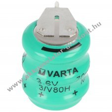 Varta 3/V80H 3,6V 70mAh ipari 3/V65HT NiMH