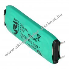 Varta 3/V80H gombakku 3,6V 80mAh 3db/csomag 55608403059 ipari NiMH