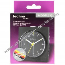 Technoline kvarc �breszt� Modell Q fekete 76x85x46mm AA Mignon ceruza LR6 elem n�lk�l n�met design