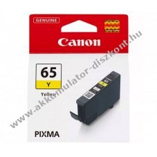 Eredeti Canon CLI-65Y tintapatron 12,6ml s�rga nyomtat�