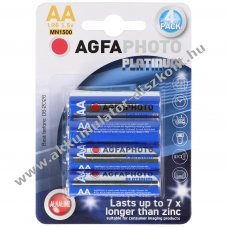 AgfaPhoto LR06 AA alk�li-mang�n elem 1.5V 4db