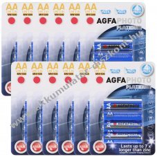 AgfaPhoto LR06 Mignon AA alk�li-mang�n elem 1.5V 4db/csomag