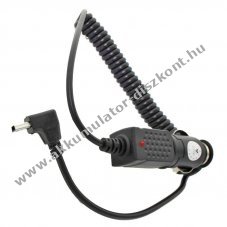 Aut�s Mini-USB t�lt�k�bel 5V 1000mA 1m der�ksz�g� csatlakoz� fekete