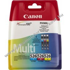 Eredeti Canon tintapatron multipack CLI-526C/526M/526Y nyomtat�hoz