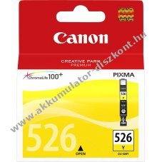 Eredeti Canon nyomtat� tintapatron CLI-526Y s�rga 9ml