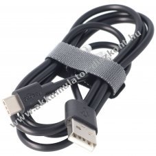 USB-C t�lt�- �s szinkronk�bel 1m fekete