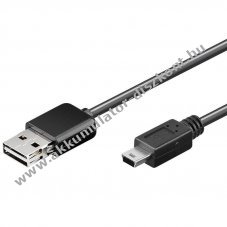 Mini-USB t�lt�k�bel TING H�rstift kb.100cm fekete