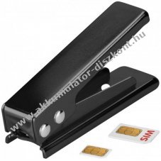 SIM-k�rtya lyukaszt� Micro-SIM fekete