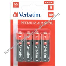 Verbatim alk�li ceruzaelem AA LR06 1.5V 8db/csomag