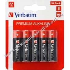 Verbatim alk�li elem AA LR06 1.5V 10db/csomag