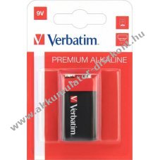 Verbatim alk�li elem E-Block 6LR61 9V 1db/csomag