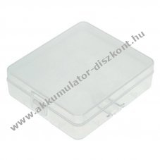 Universal AccuSafe t�rol�doboz 1-4 darab 18650 Li-Ion Akkumul�tor maximum 68 mm hossz�s�gig