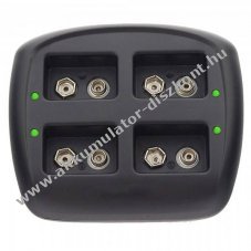 Helyettes�t� Akkumul�tor gyors t�lt� 4db 9V NiMH
