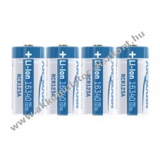 Fenix CR123A (16340) Arlo 3,7V 850mAh 4db/csomag Akkumul�tor Li-ion