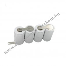 Sanyo KR-5000 DEL Cadnica Mono NiCd Akkumul�torcsomag 4,8V 5000mAh 4 cella sorosan