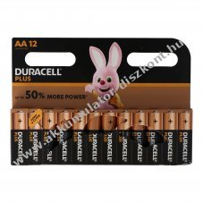 Duracell MN1500 Plus Power AA Mignon ceruza 12db/csomag hagyom�nyos elem