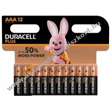 Duracell MN2400 AAA (mikro) hagyom�nyos elem 1.5V 12db/csomag
