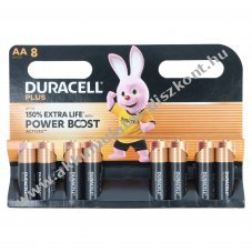 Duracell Plus Power Boost MN1500 AA Mignon ceruza hagyom�nyos elem 8db/csomag
