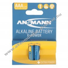 Ansmann hagyom�nyos elem AAA (Micro) LR3 2db/csomag alk�li